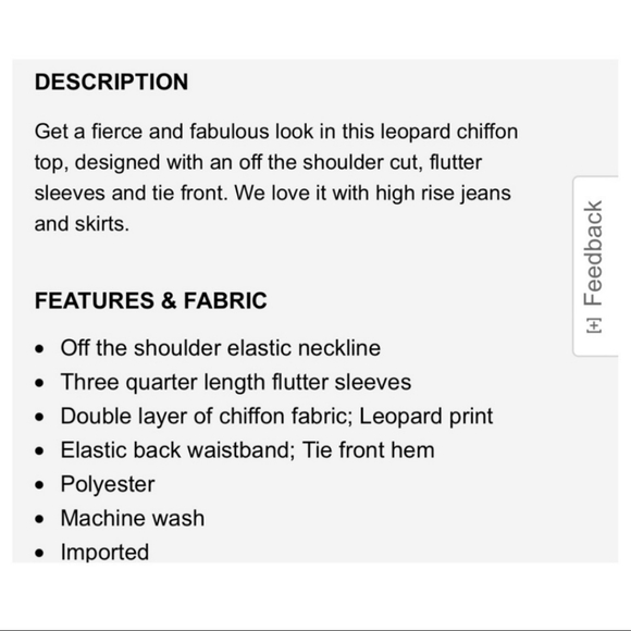 Express Animal Print Off the Shoulder Blouse. - Picture 3 of 4